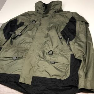 Stearns Dry Wear Mens Jacket size Medium Olive